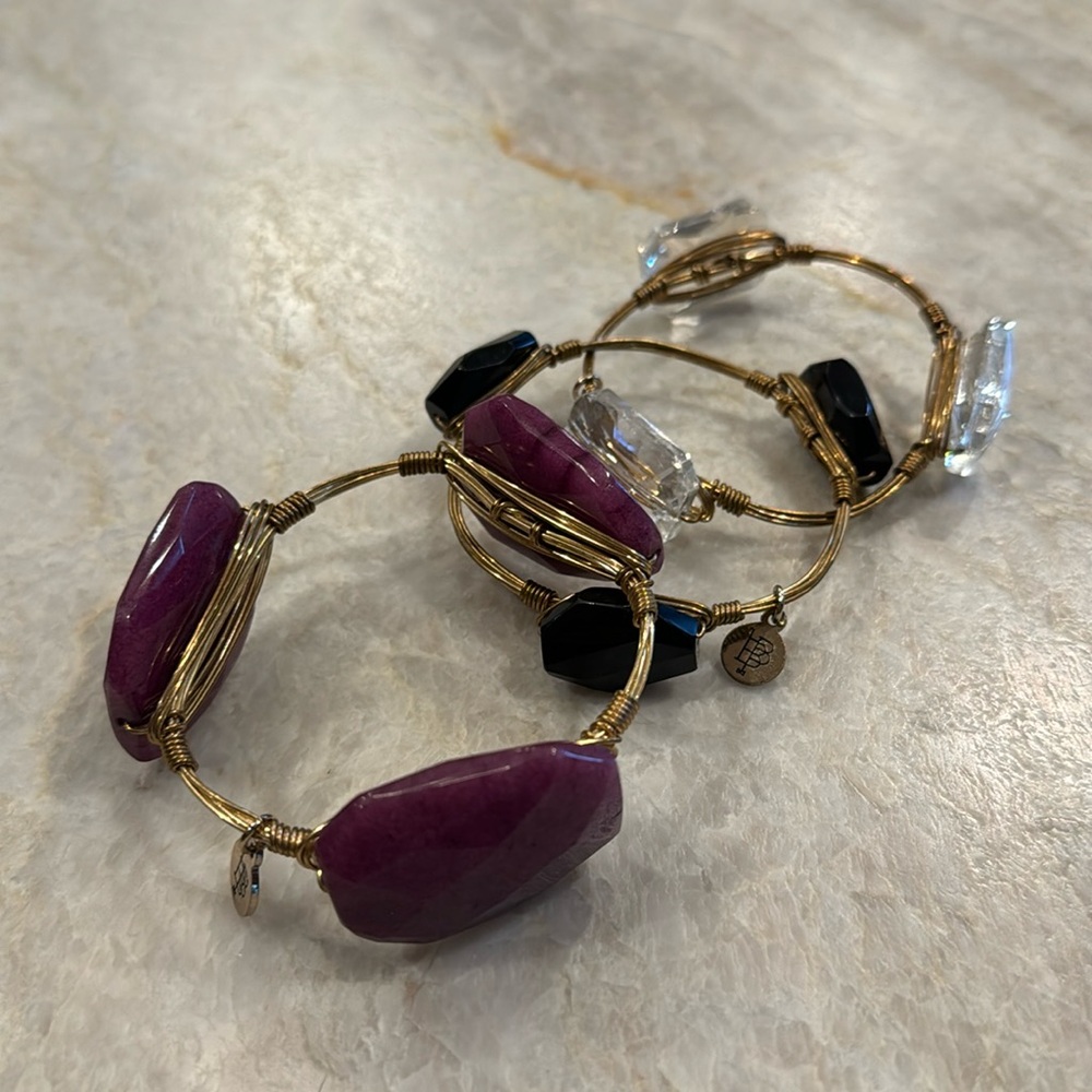 Bourbon and Bow tie Bangles